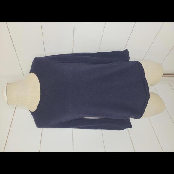J Crew Small Navy blue merino wool crew neck sweater - Picture 1 of 6
